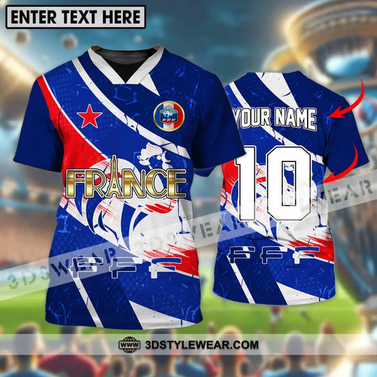 Unisex Shirt - Custom Name And Number France National Team T-Shirt