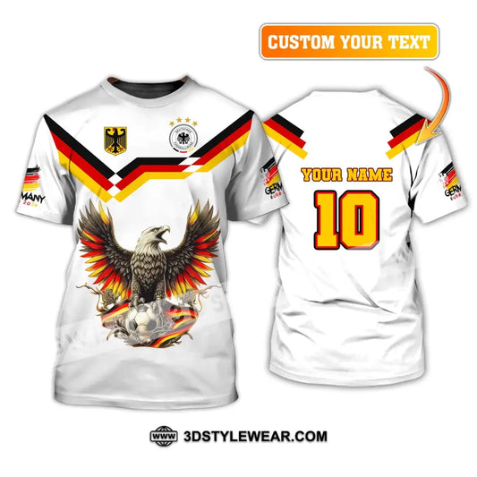 Unisex Shirt Custom Name And Number Germany Euro 2024 Football Polo Long Sleeve T-Shirt