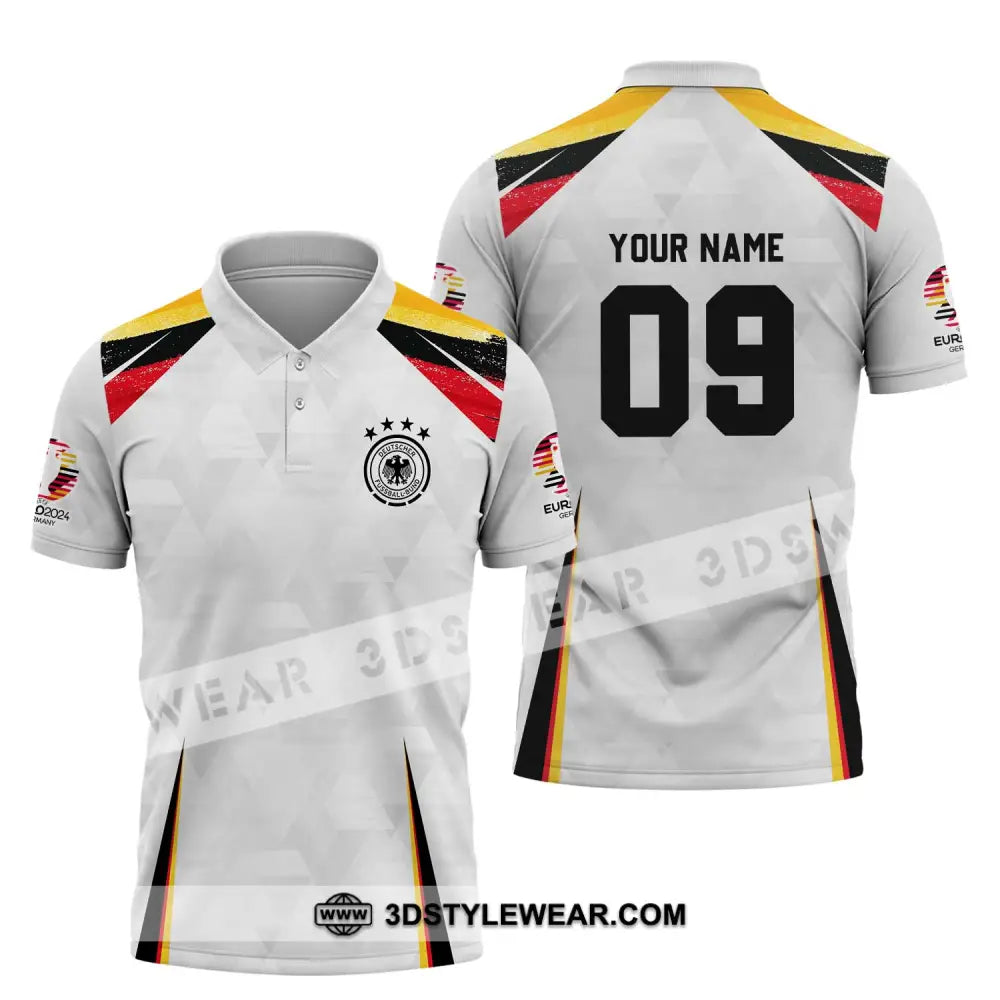 Unisex Shirt - Custom Name And Number Germany Euro 2024 Polo / S T-Shirt