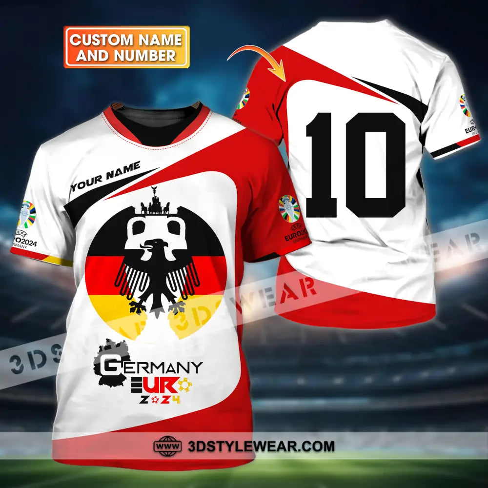 Unisex Shirt - Custom Name And Number Germany Euro 2024 T-Shirt