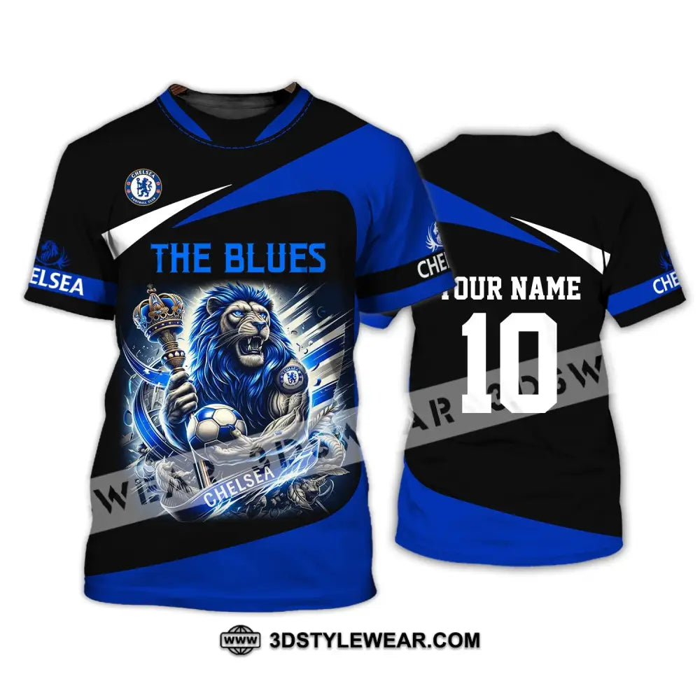 Unisex Shirt - Custom Name And Number The Blues Fc T-Shirt / S T-Shirt