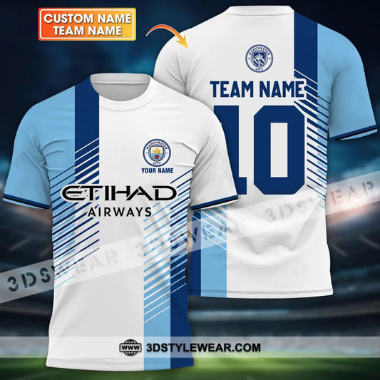 Unisex Shirt - Custom Name And Number The Sky Blues Lover T-Shirt