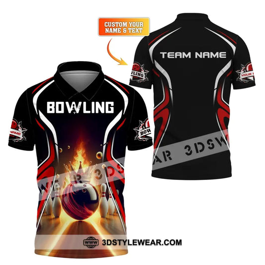 Unisex Shirt Custom Name And Team Bowling For Clubs T-Shirt