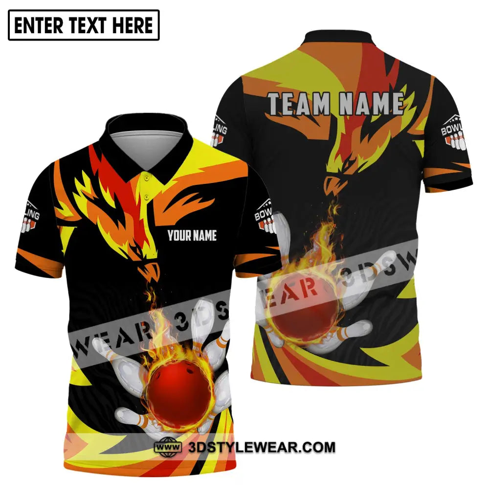 Unisex Shirt - Custom Name And Team Bowling Lover Gift Polo / S T-Shirt