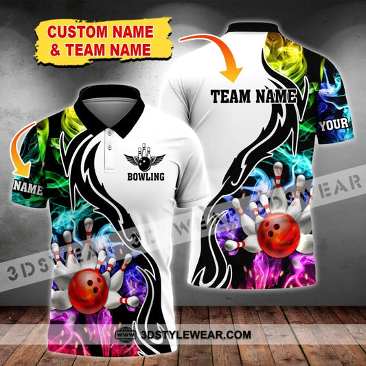 Unisex Shirt Custom Name And Team Bowling Polo Club Uniform T-Shirt