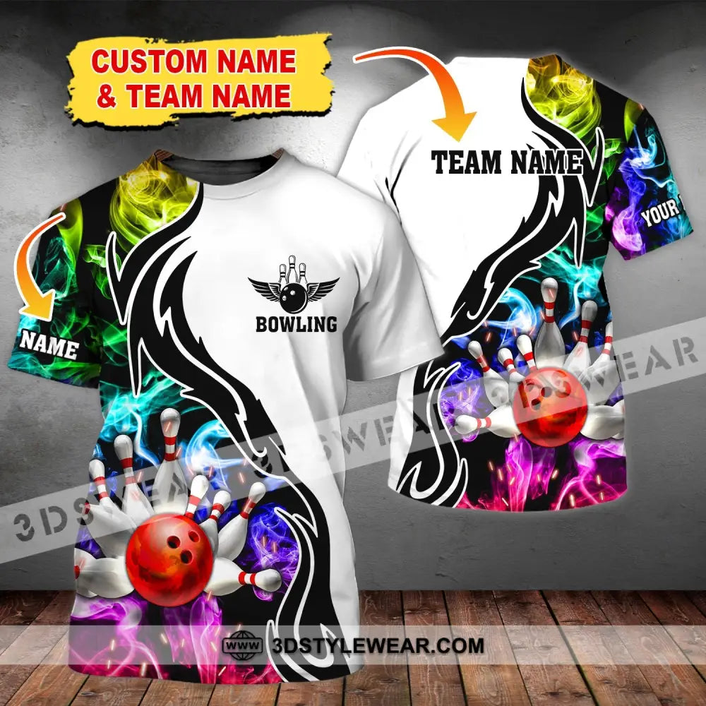 Unisex Shirt Custom Name And Team Bowling Polo Club Uniform T-Shirt