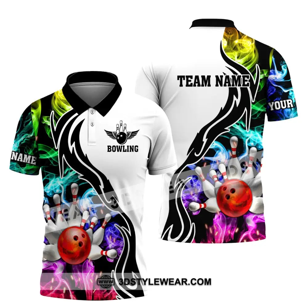 Unisex Shirt Custom Name And Team Bowling Polo Club Uniform T-Shirt / S