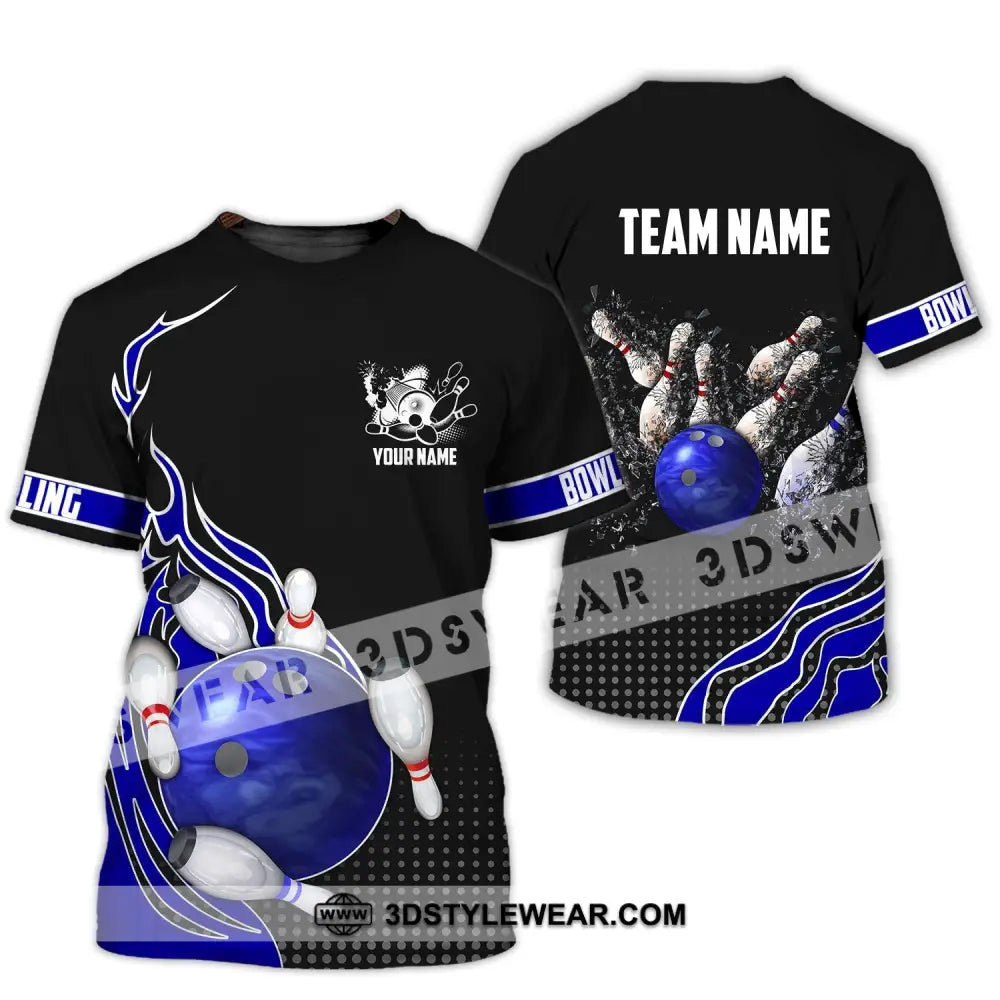 Unisex Shirt Custom Name And Team Bowling Polo Club Uniform T-Shirt / S