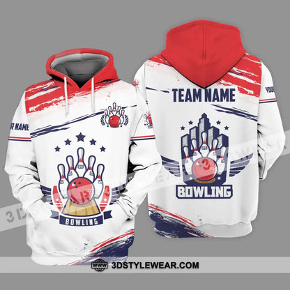 Unisex Shirt - Custom Name And Team Bowling Stars Hoodie / S T-Shirt