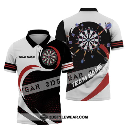 Unisex Shirt - Custom Name And Team Darts Polo / S T-Shirt