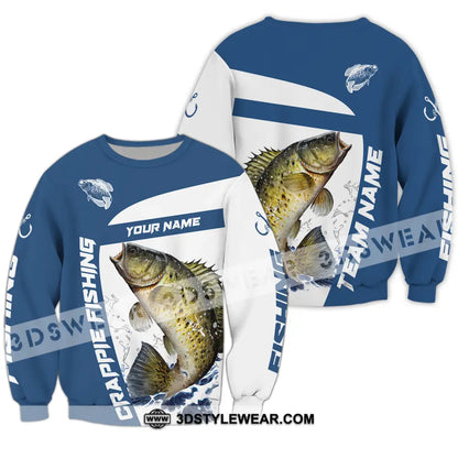 Unisex Shirt - Custom Name And Team Fishing Classic Long Sleeve / S T-Shirt