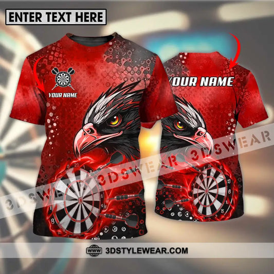 Unisex Shirt - Custom Name And Team Sport Red Eagle Darts T-Shirt