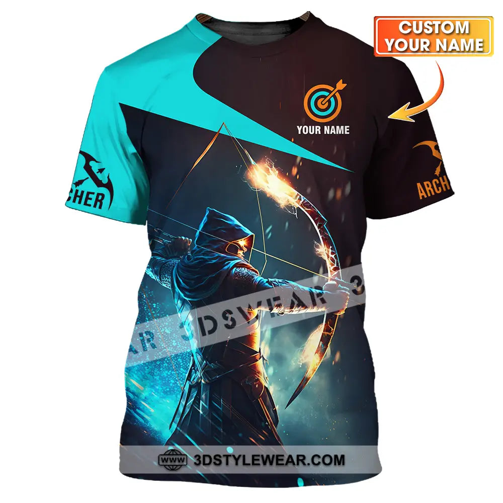 Unisex Shirt - Custom Name Archer Hero Shirt T-shirt