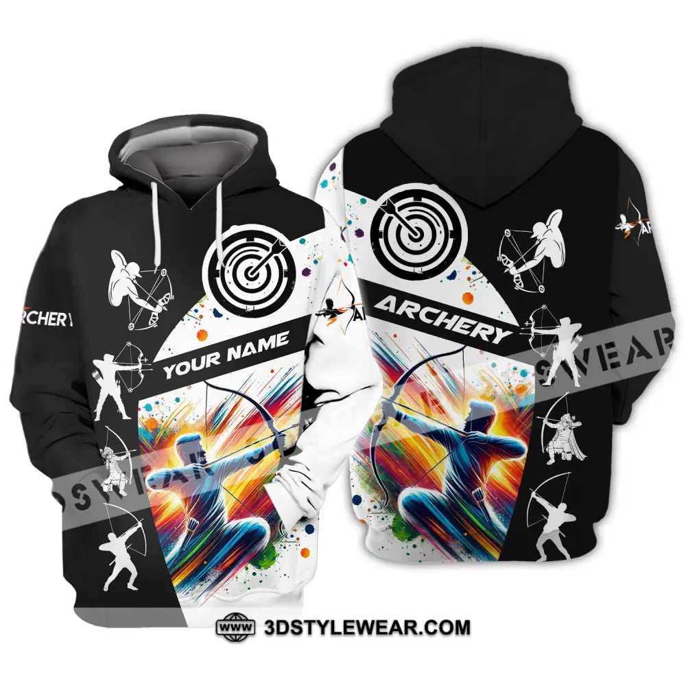 Unisex Shirt - Custom Name Archery Hoodie / S T-Shirt