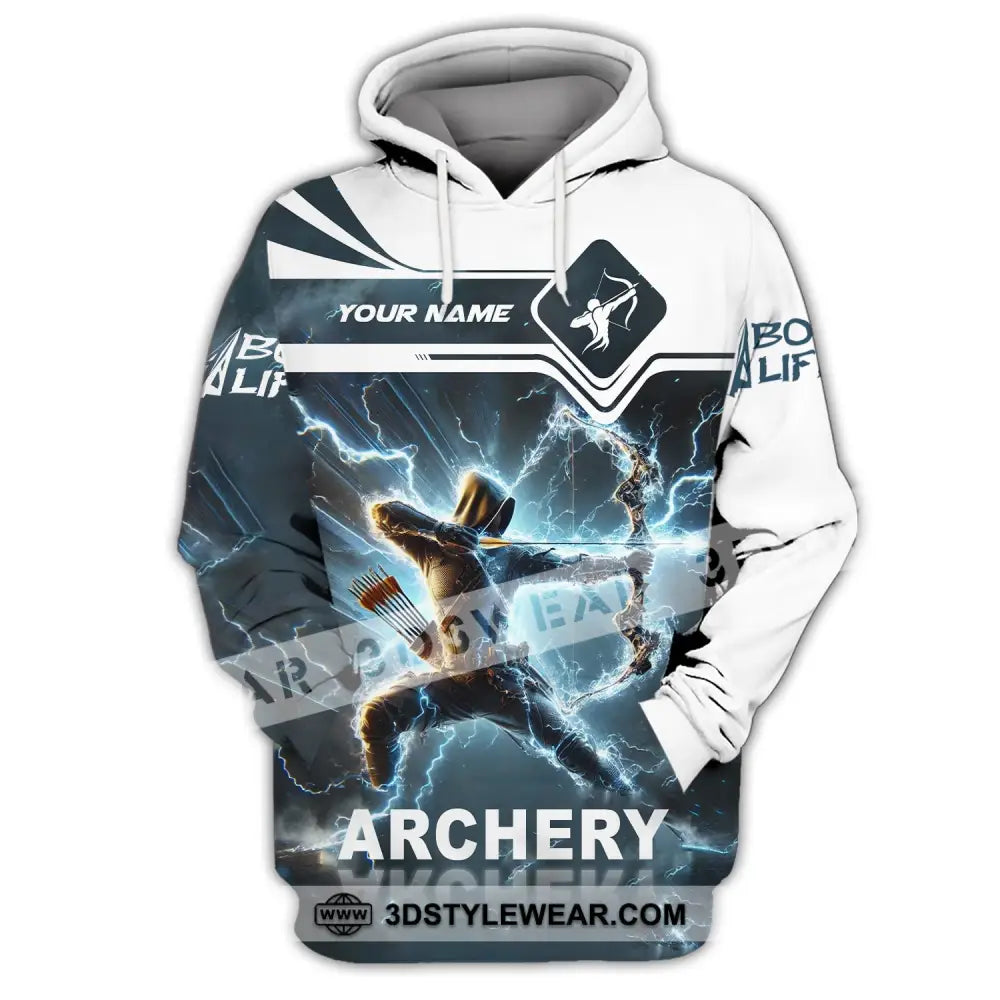 Unisex Shirt - Custom Name Archery Hoodie / S T-Shirt