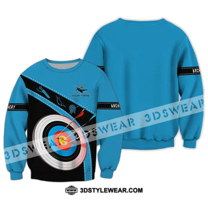 Unisex Shirt - Custom Name Archery Lover Long Sleeve / S T-Shirt