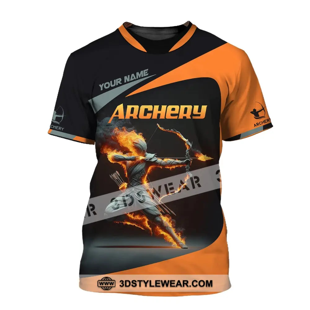 Unisex Shirt Custom Name Archery Shirt Archery Polo Long Sleeve Archery Love T-Shirt T-Shirt / S T-shirt