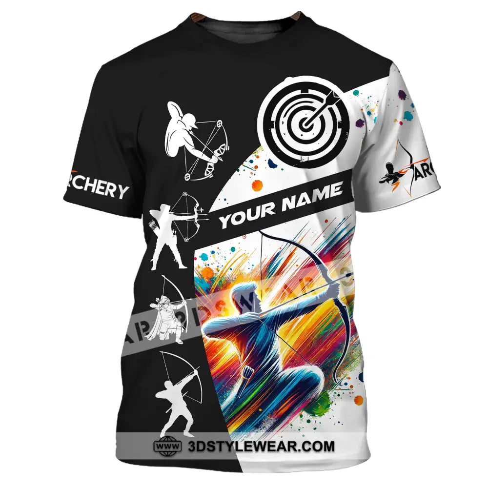 Unisex Shirt - Custom Name Archery T-Shirt / S T-Shirt