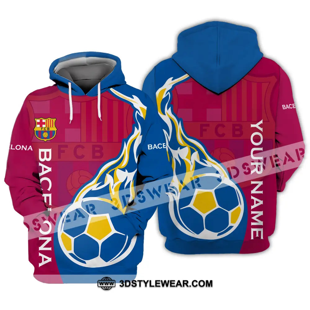 Unisex Shirt - Custom Name Blaugrana Lover Hoodie / S T-Shirt