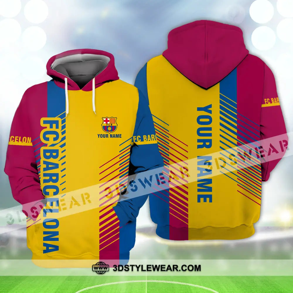 Unisex Shirt - Custom Name Blaugrana Lover Hoodie / S T-Shirt