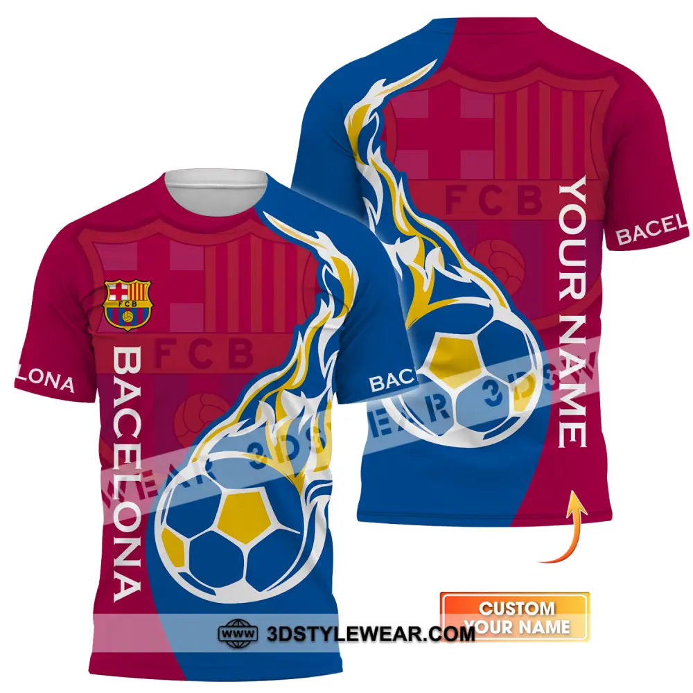 Unisex Shirt - Custom Name Blaugrana Lover T-Shirt