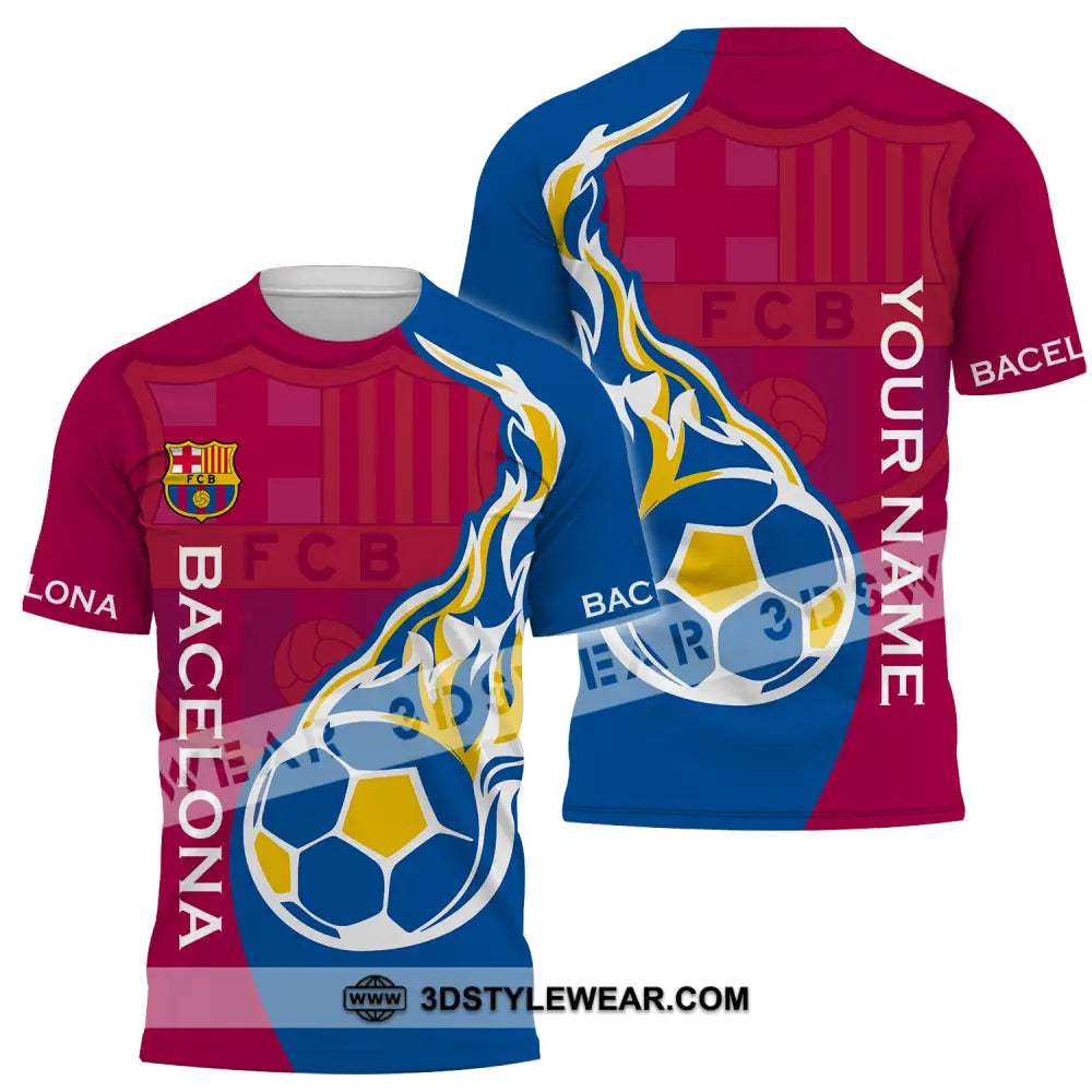 Unisex Shirt - Custom Name Blaugrana Lover T-Shirt / S T-Shirt