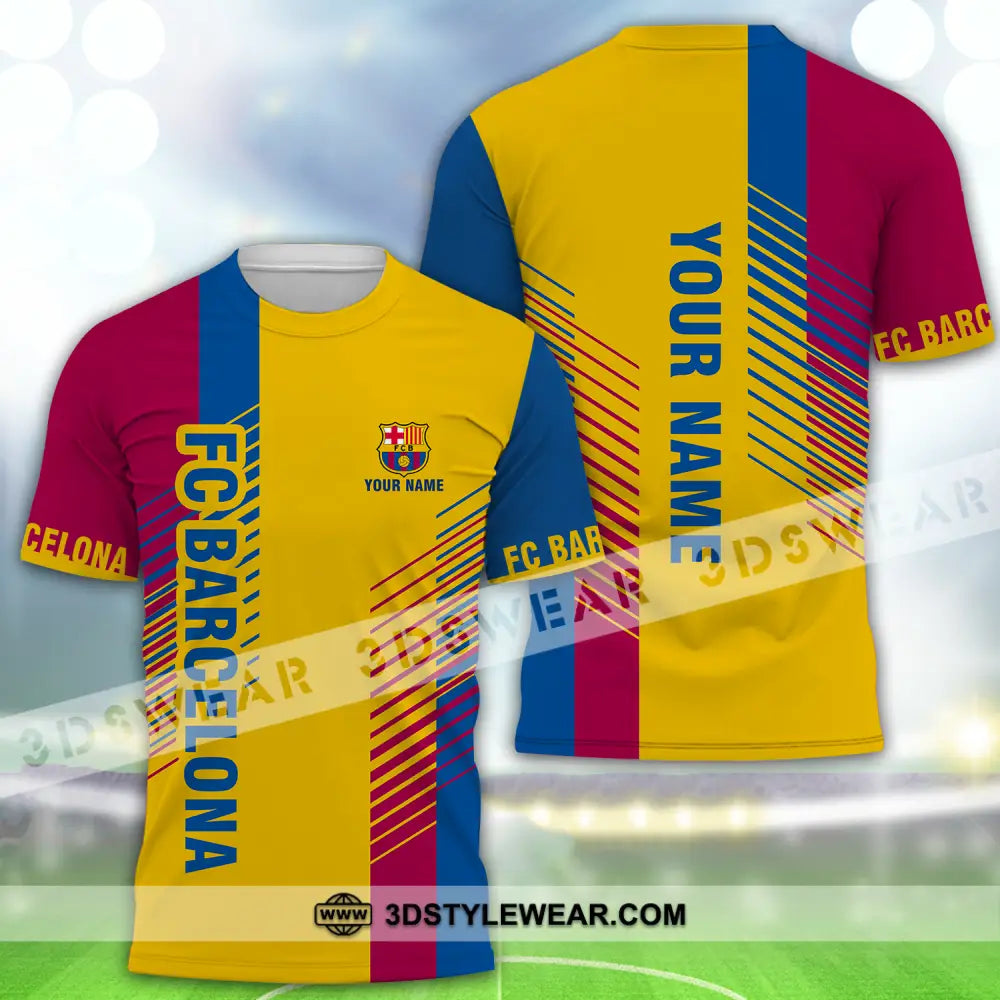 Unisex Shirt - Custom Name Blaugrana Lover T-Shirt / S T-Shirt