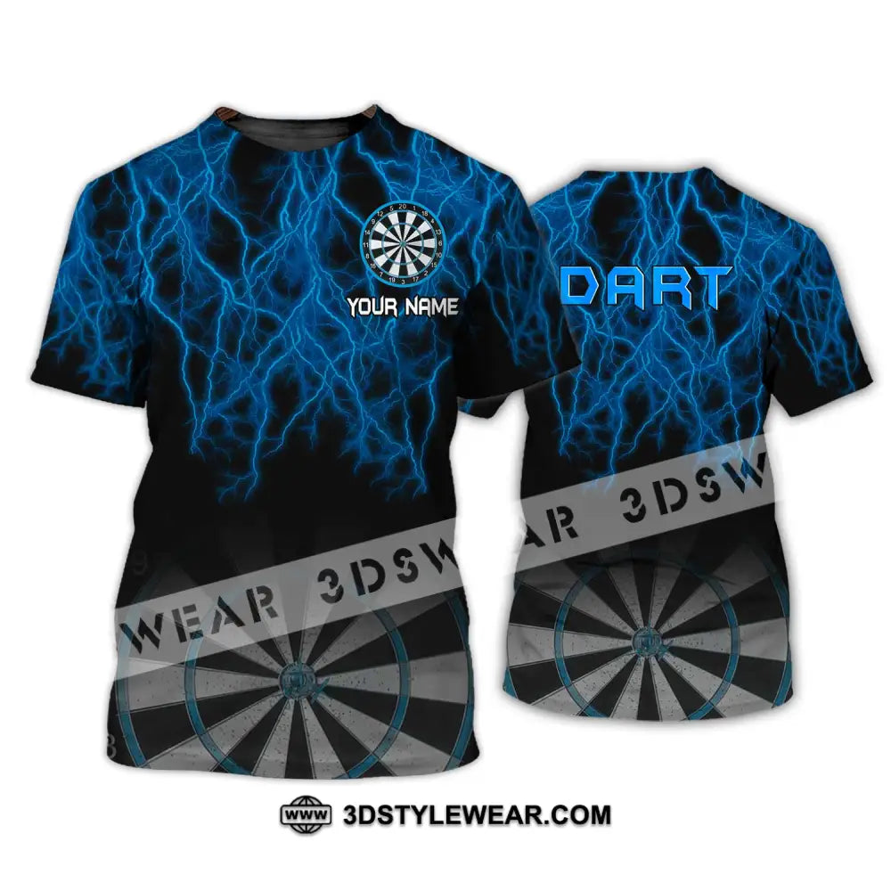 Unisex Shirt - Custom Name Blue Dart T-Shirt / S T-Shirt