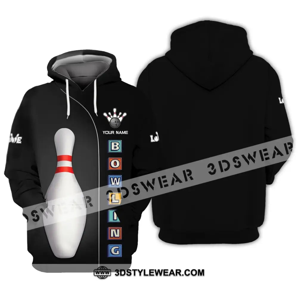 Unisex Shirt Custom Name Bowling For Lovers Gifts Hoodie / S T-Shirt