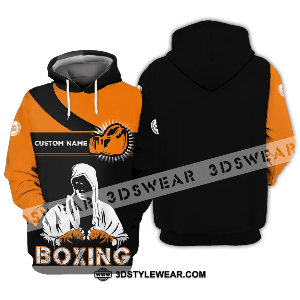 Unisex Shirt - Custom Name Boxing Gift For Lover Hoodie / S T-Shirt