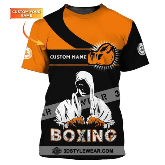 Unisex Shirt - Custom Name Boxing Gift For Lover T-Shirt