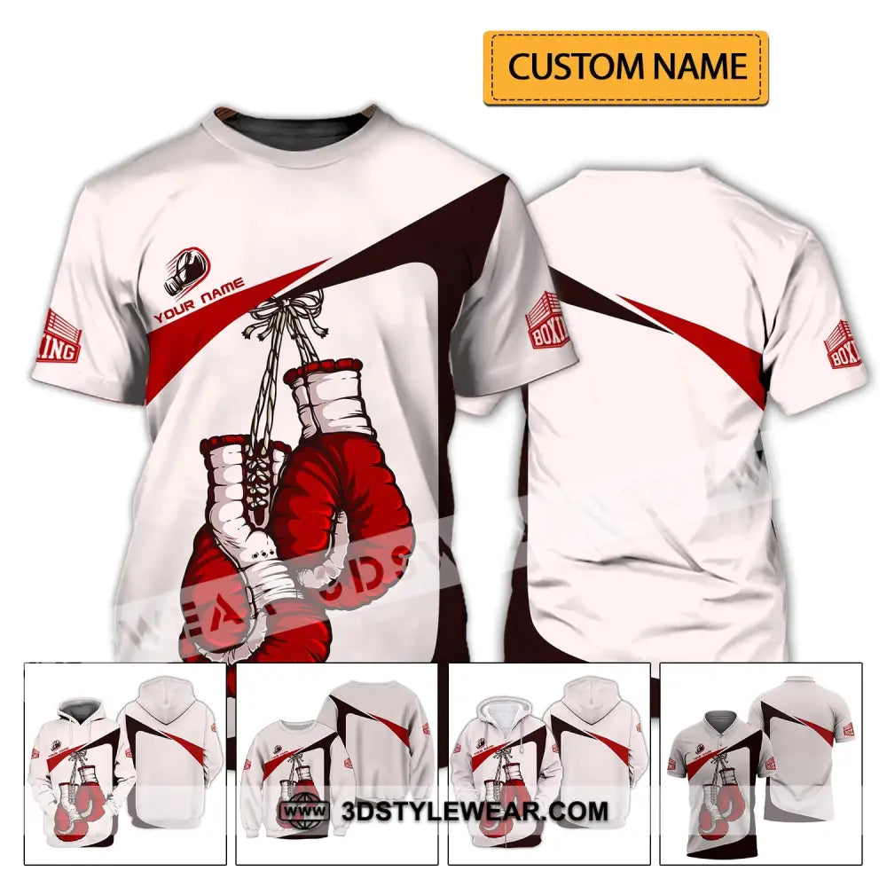 Unisex Shirt - Custom Name Boxing Lover T-Shirt