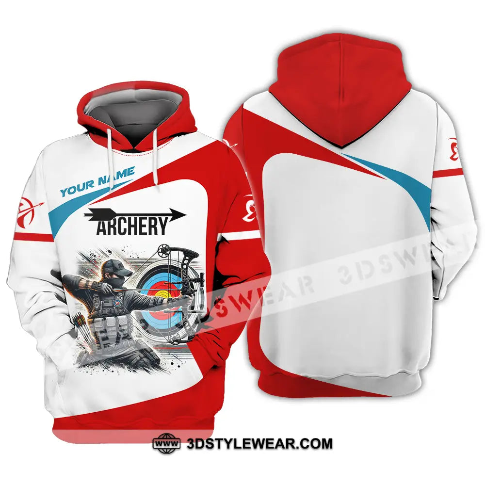 Unisex Shirt - Custom Name Color Sport Archery Lover Hoodie / S T-Shirt