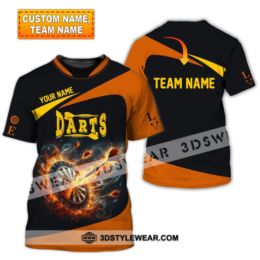 Unisex Shirt Custom Name Dart Darts T-Shirt Gift For Lover Gamer T-Shirt