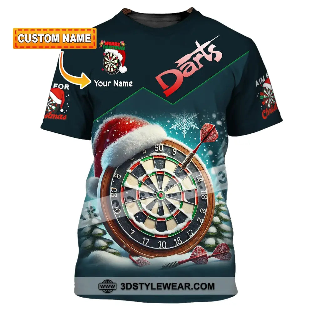 Unisex Shirt Custom Name Dart Darts T-Shirt Gift For Lover Gamer T-Shirt