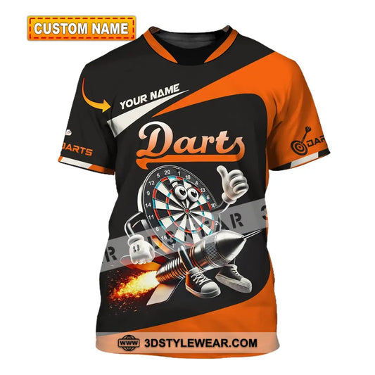 Unisex Shirt Custom Name Dart Lover T-Shirt T-Shirt