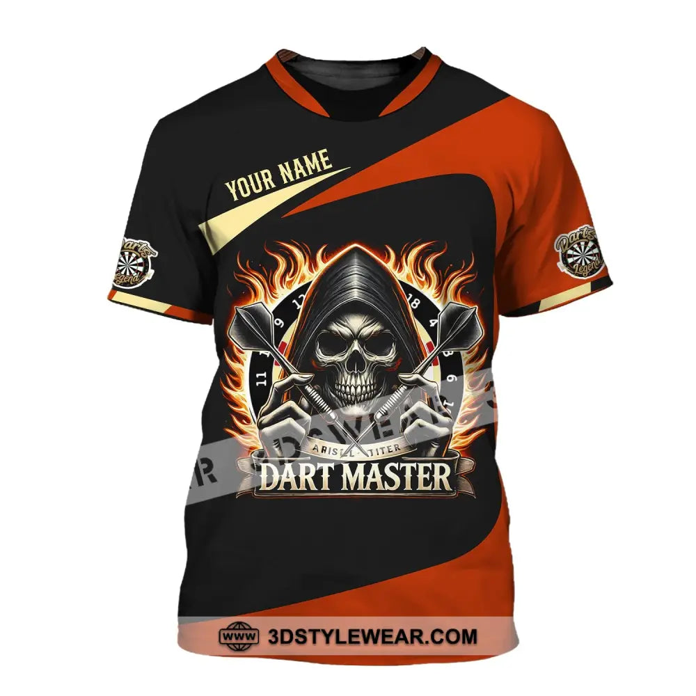 Unisex Shirt - Custom Name Dart Master T-Shirt / S T-Shirt