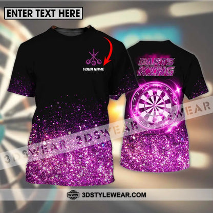 Unisex Shirt - Custom Name Darts King T-Shirt