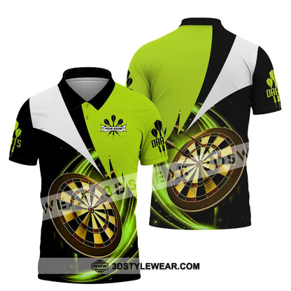 Unisex Shirt - Custom Name Darts Neon Polo / S T-Shirt