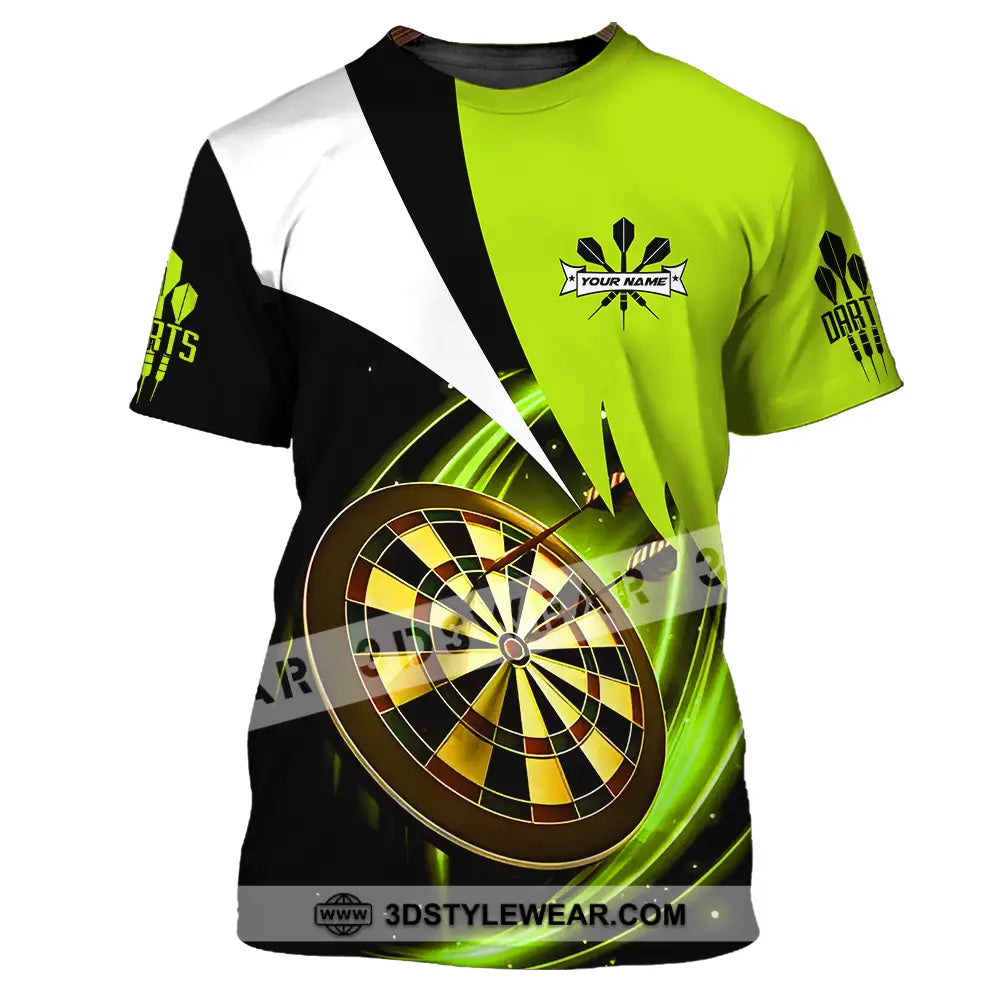 Unisex Shirt - Custom Name Darts Neon T-Shirt / S T-Shirt