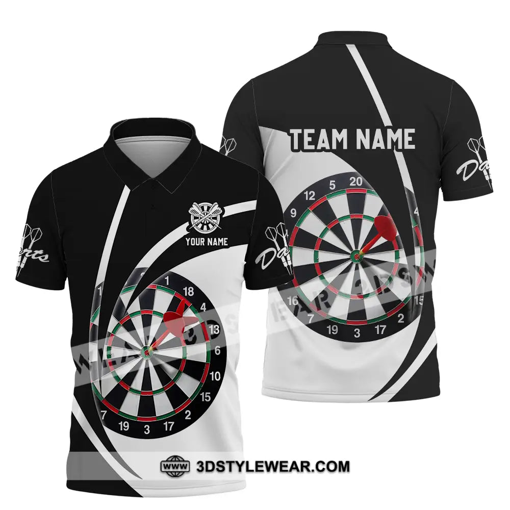 Unisex Shirt - Custom Name Darts Player Classic Color Polo / S T-Shirt