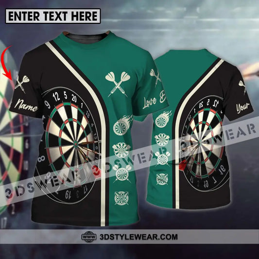 Unisex Shirt - Custom Name Darts Vintage Color T-Shirt
