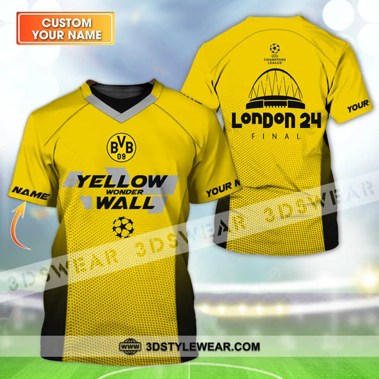 Unisex Shirt - Custom Name Der Bvb London 24 Final Champions League T-Shirt