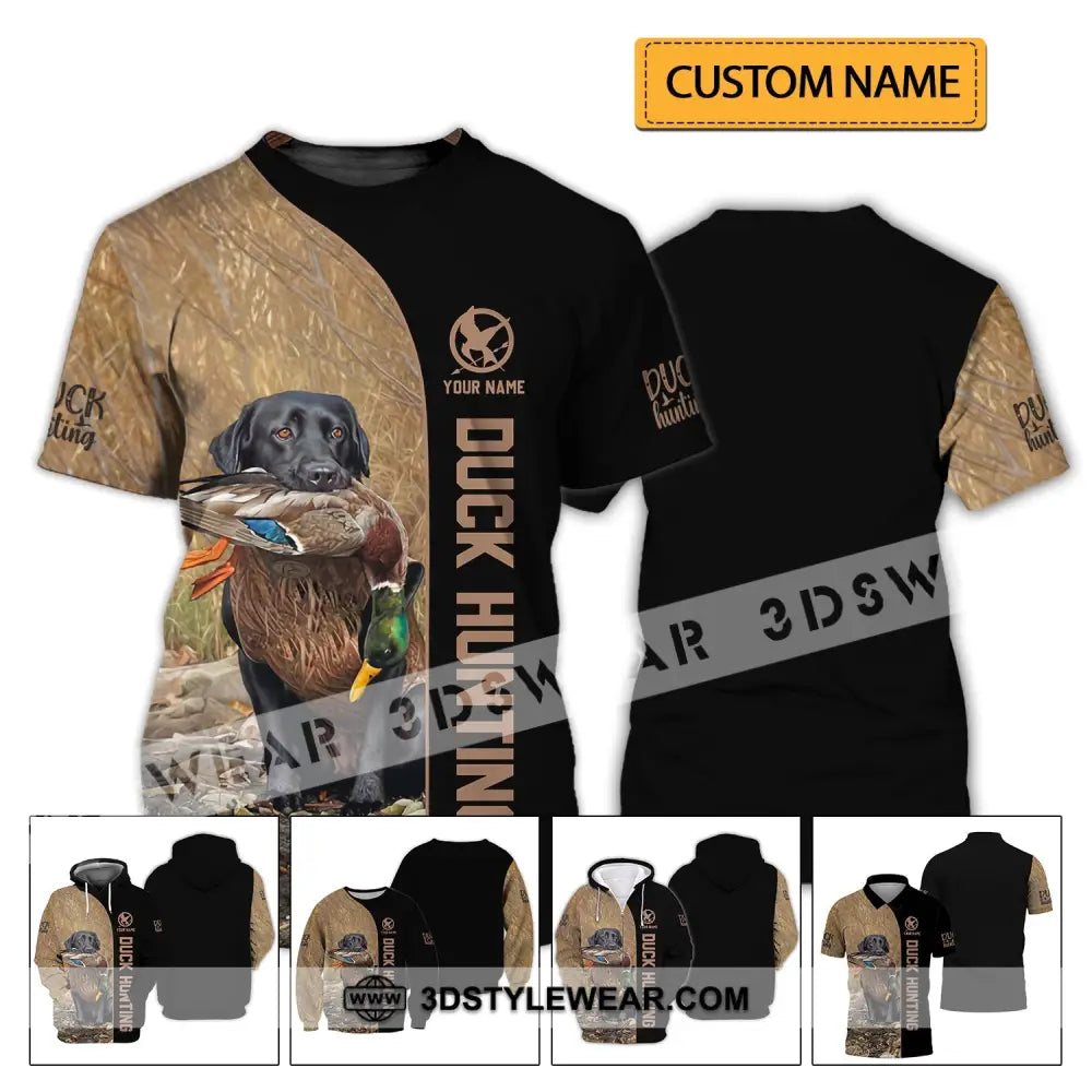 Unisex Shirt - Custom Name Duck Hunting T-Shirt