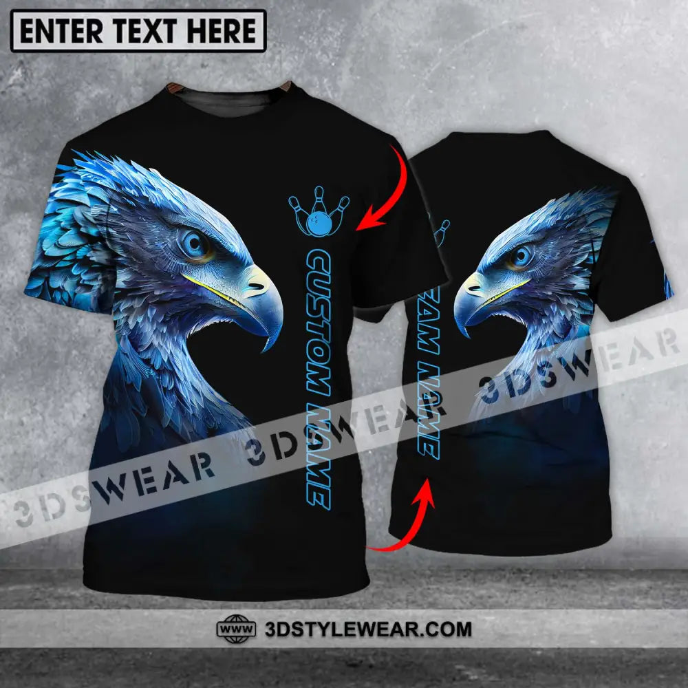 Unisex Shirt - Custom Name Eagle For Lover 3D T-Shirt T-Shirt