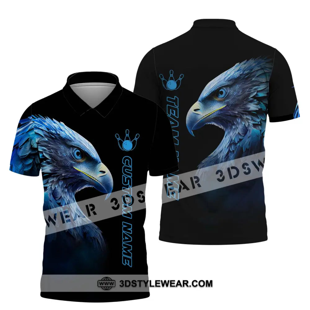 Unisex Shirt - Custom Name Eagle For Lover 3D T-Shirt Polo / S T-Shirt