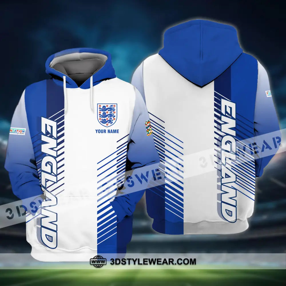 Unisex Shirt - Custom Name England Euro 2024 Hoodie / S T-Shirt