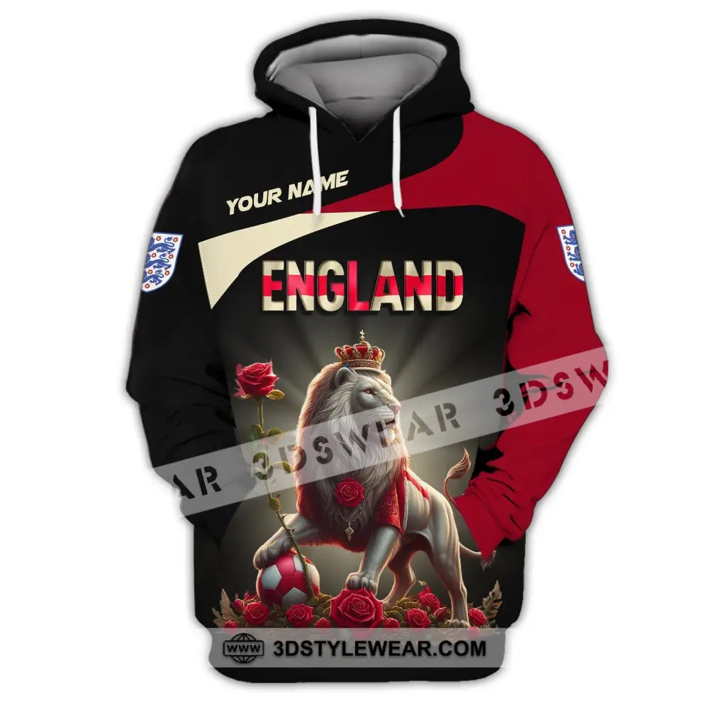 Unisex Shirt Custom Name England T-Shirt Pride Gift Hoodie / S