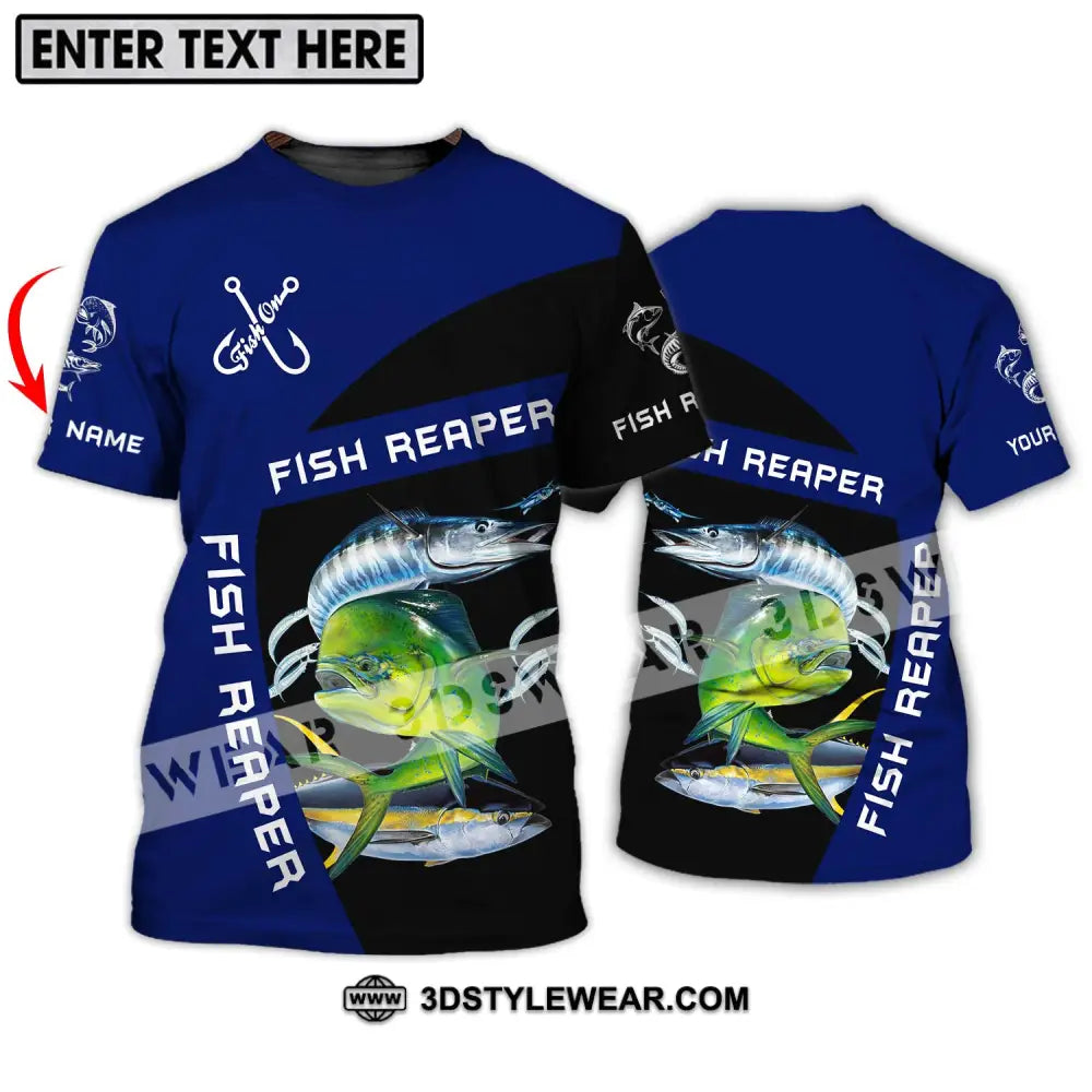 Unisex Shirt - Custom Name Fish Reaper T-Shirt