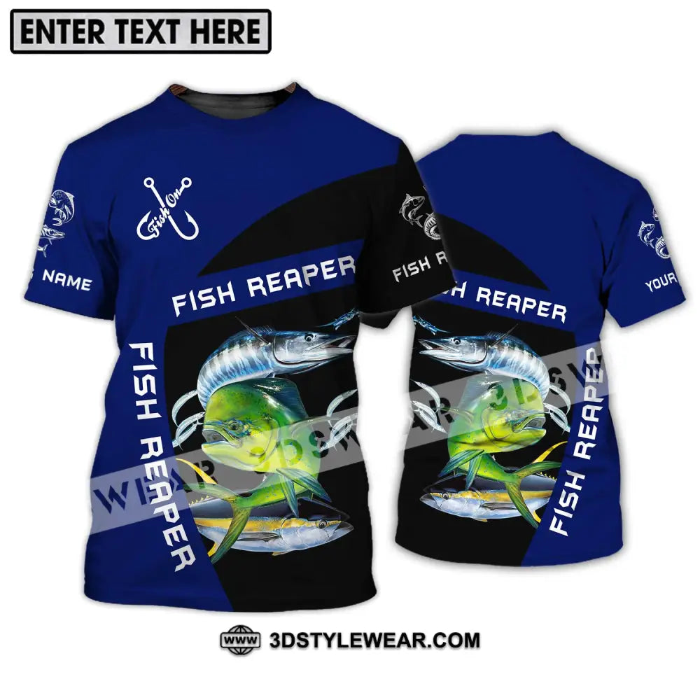 Unisex Shirt - Custom Name Fish Reaper T-Shirt / S T-Shirt